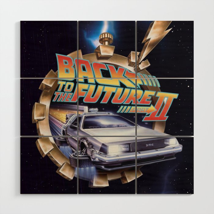 Back to the Future 12 Wood Wall Art