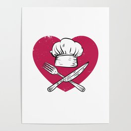 Restaurant Chef Food Cooking Kitchen Poster
