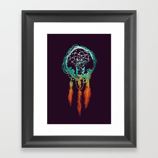 Dream Catcher (the rustic magic) Framed Art Print