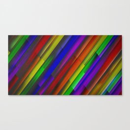 abstract grunge texture background in rainbow colors Canvas Print