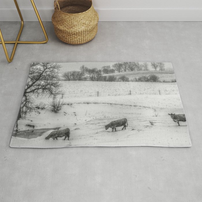 Winter in the Country Rug