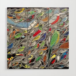 Toucans, parrots and tropical birds of Costa Rica Wood Wall Art