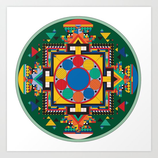 Mandala Art Print