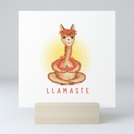 Llamaste Mini Art Print