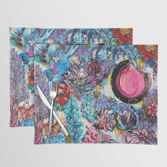 Garden in Blue Placemat