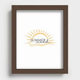 Summer mood Recessed Framed Print