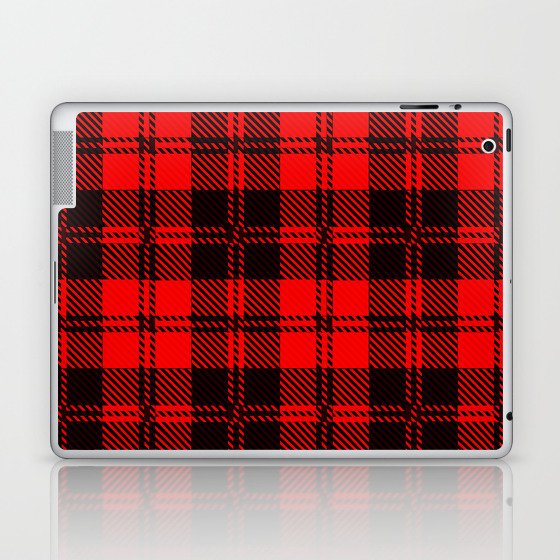 Tartan Wool Material Laptop & iPad Skin
