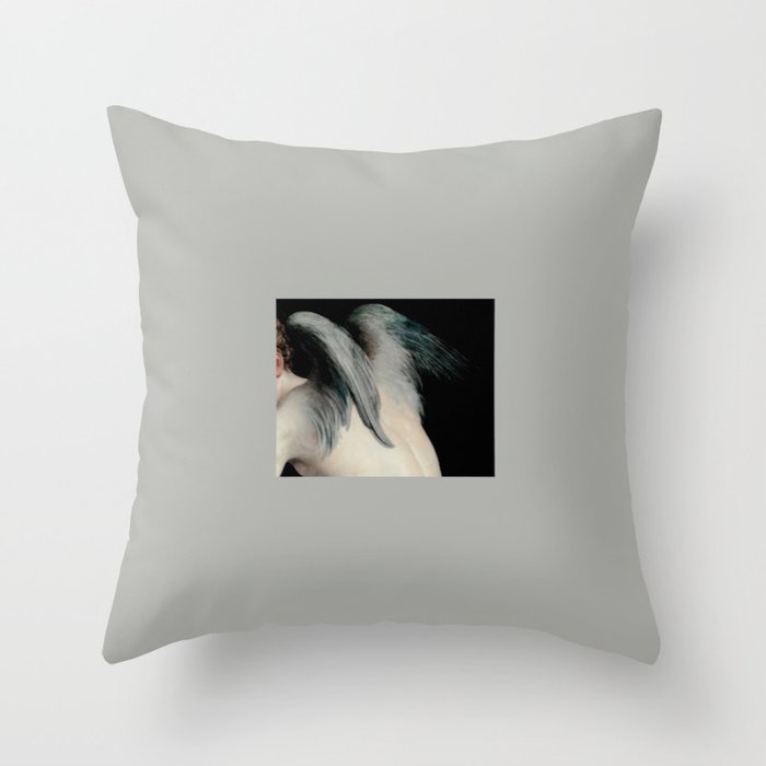 Cupid Carving His Bow (Detail)  Throw Pillow