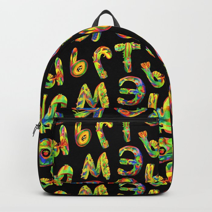 Plant letters Backpack