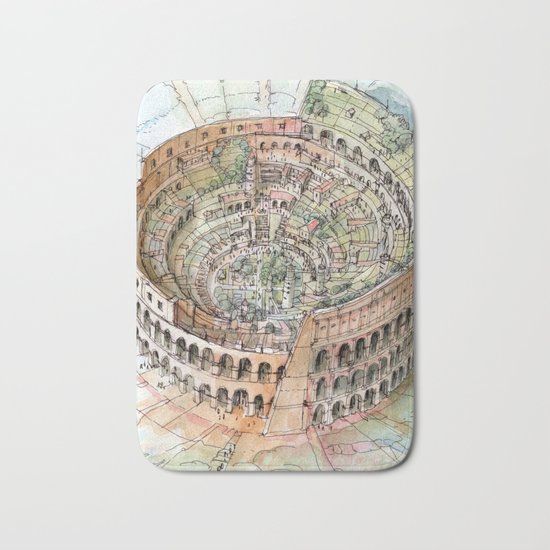 The Colosseo City Bath Mat