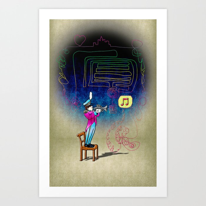 make your own kind of music art print by petergross society6