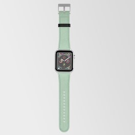 SEA GLASS GREEN. Plain pastel color  Apple Watch Band