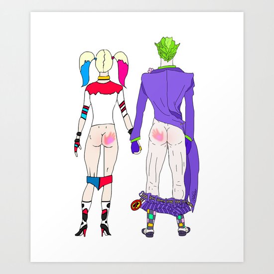 LOVE is no BUTT Joke Art Print