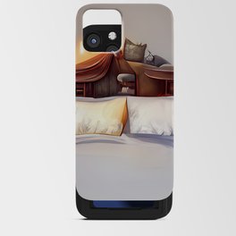 the comfort of a bedroom iPhone Card Case