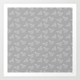 Paper plane Art Print