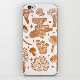 Texas Mushrooms – Copper Metallic iPhone Skin
