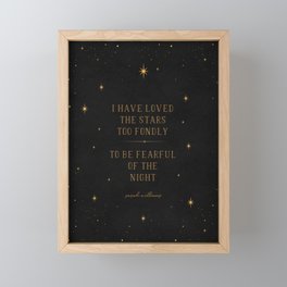 I have loved the stars Framed Mini Art Print