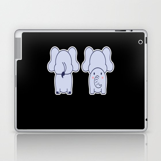 Cute Anime Elephant Manga Kawaii Laptop & iPad Skin