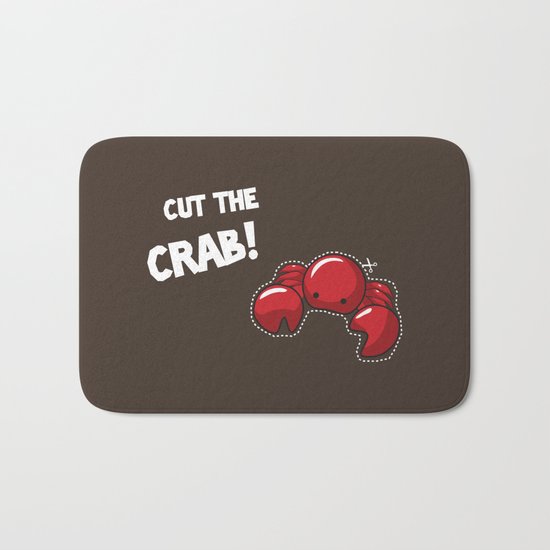 Cut the crab! Bath Mat