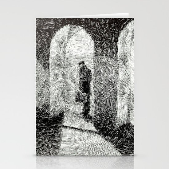 Fingerprint - Arcades Stationery Cards