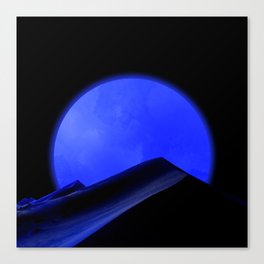 Blue Moon Release Canvas Print