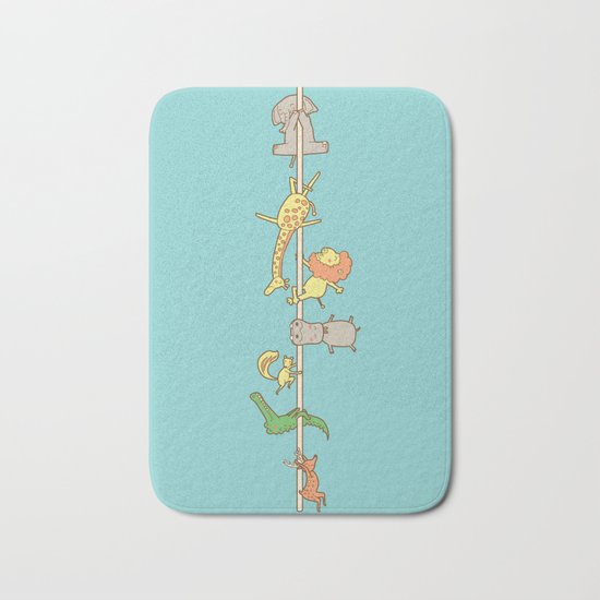 I love pole dancing Bath Mat