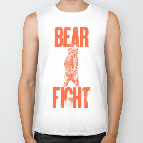 Bear Fight Biker Tank