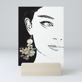 Bridal Berglind Jewellery Design Poster. Mini Art Print