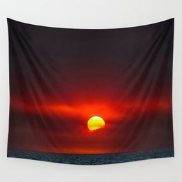 The Setting sun Wall Tapestry