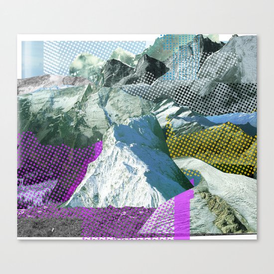 Experiment am Berg 17 Canvas Print