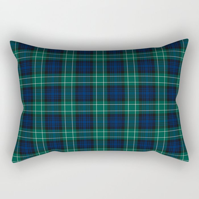 Clan Abercrombie Tartan Rectangular Pillow
