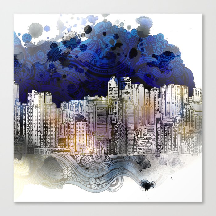 Big city life Canvas Print