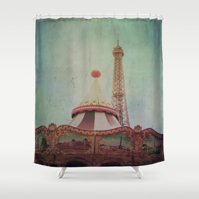 Bohemia Of Paris Shower Curtain