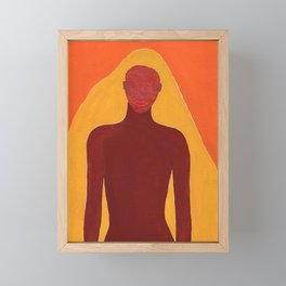 Goddes of sun Framed Mini Art Print