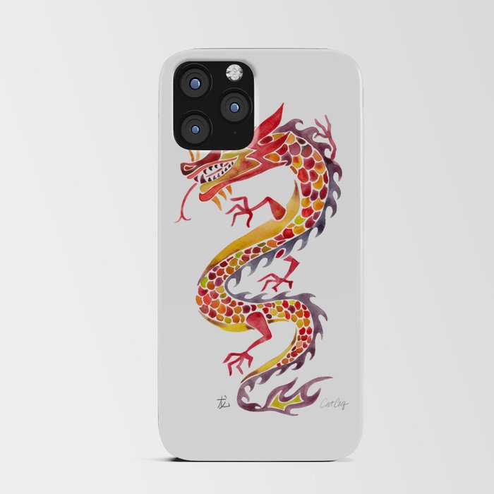 Chinese Dragon – Fiery Palette iPhone Card Case
