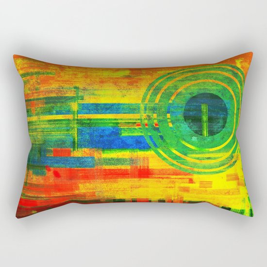 Radio Station Rectangular Pillow