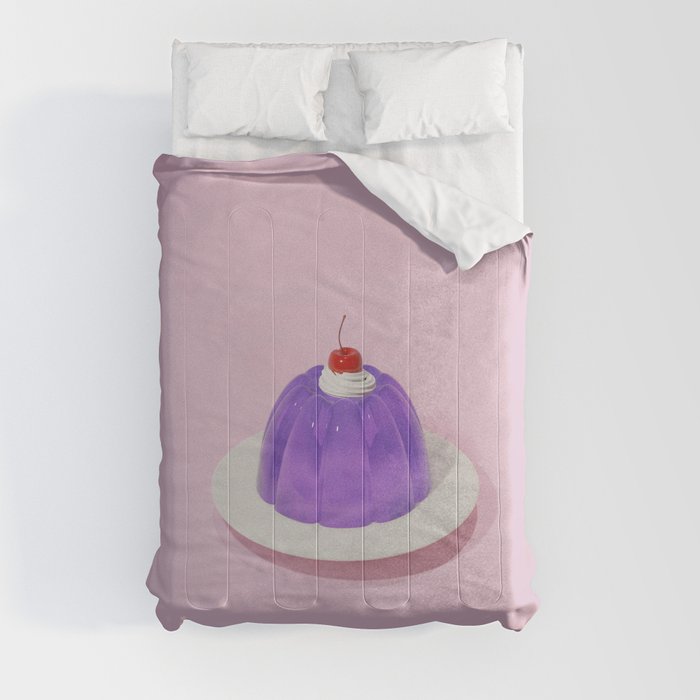 Purple Gelatin Dessert Comforter