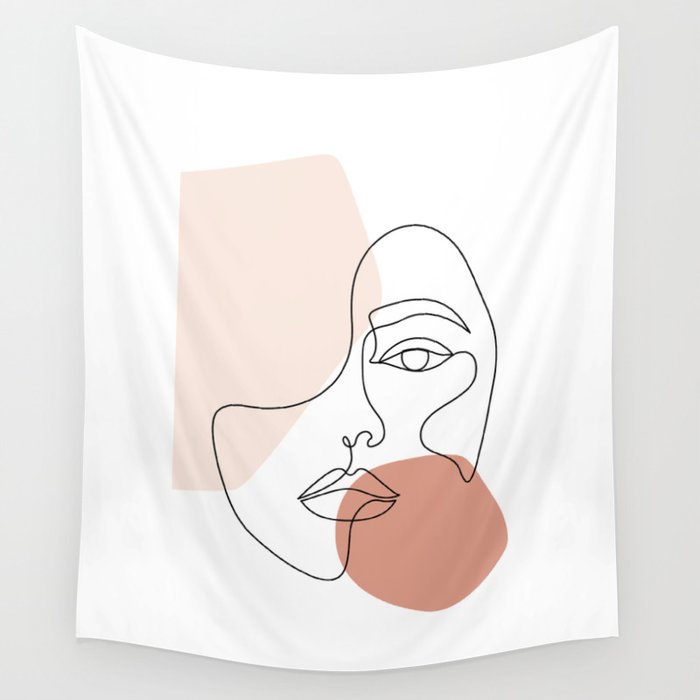city lady Wall Tapestry