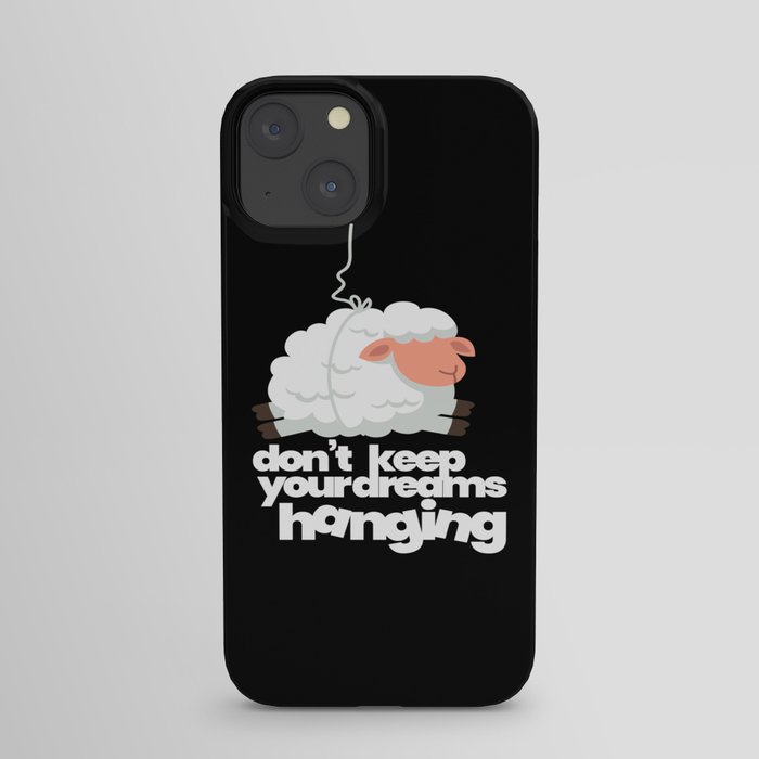 Keep Your Dreams Hanging Sheep Sleeping iPhone Case