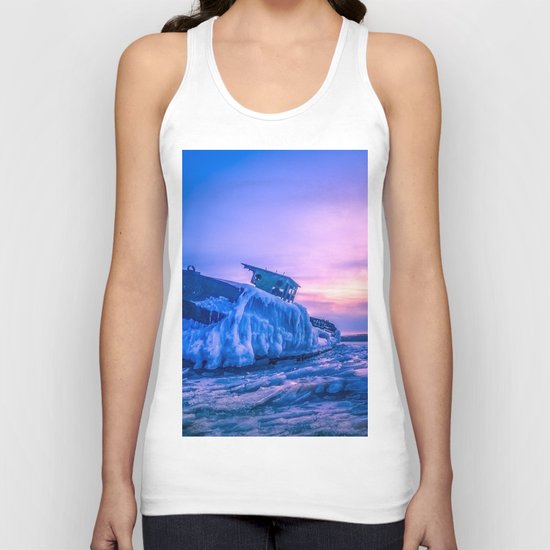 Frozen boat Unisex Tank Top