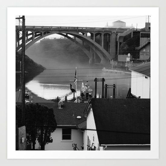 The Smallest Harbor in the World Art Print