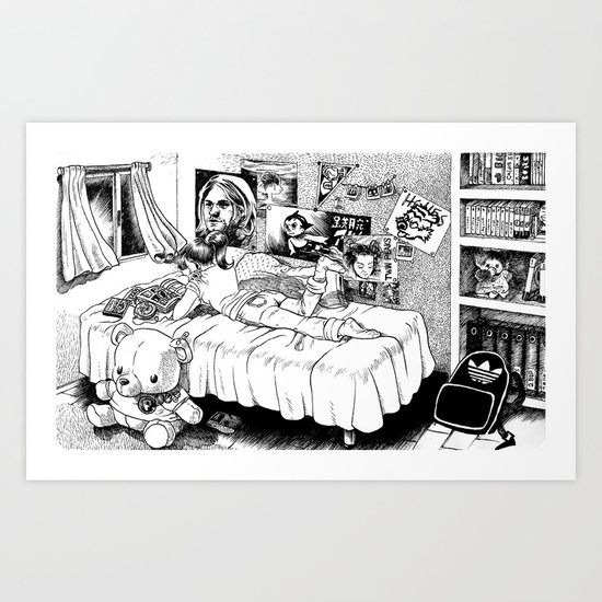 Chicle. Art Print