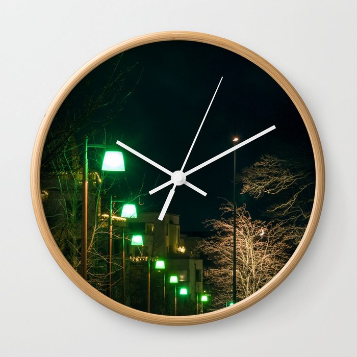 Stockholm lampos Wall Clock