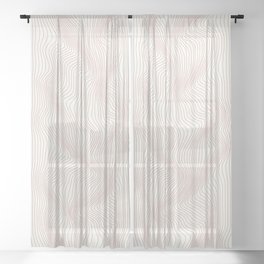Optical Linework #12 Sheer Curtain
