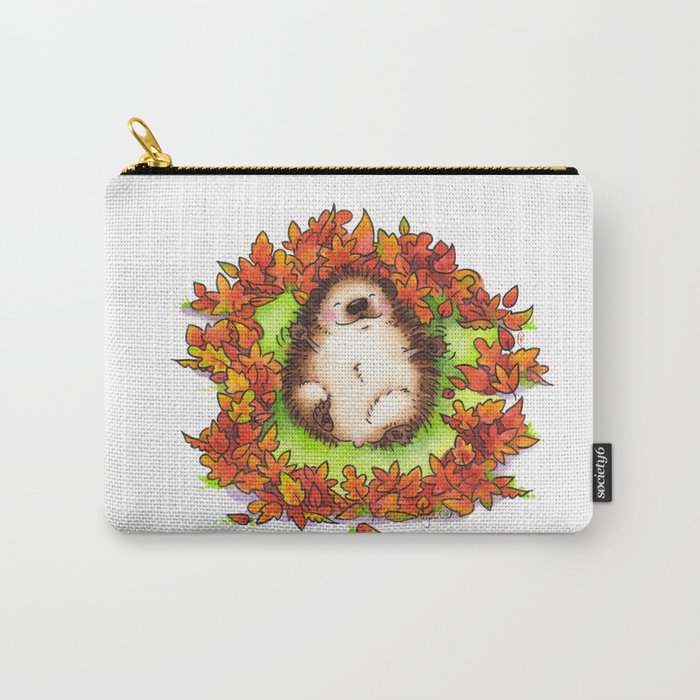 Fall Hedgie 3 Carry-All Pouch