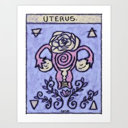 uterus Art Print