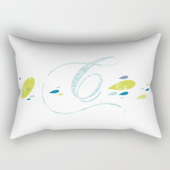 C-curl Rectangular Pillow