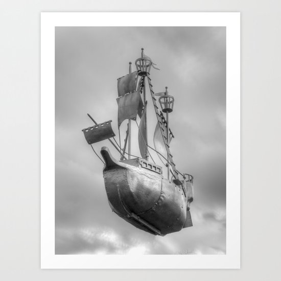 Sky sailor Art Print