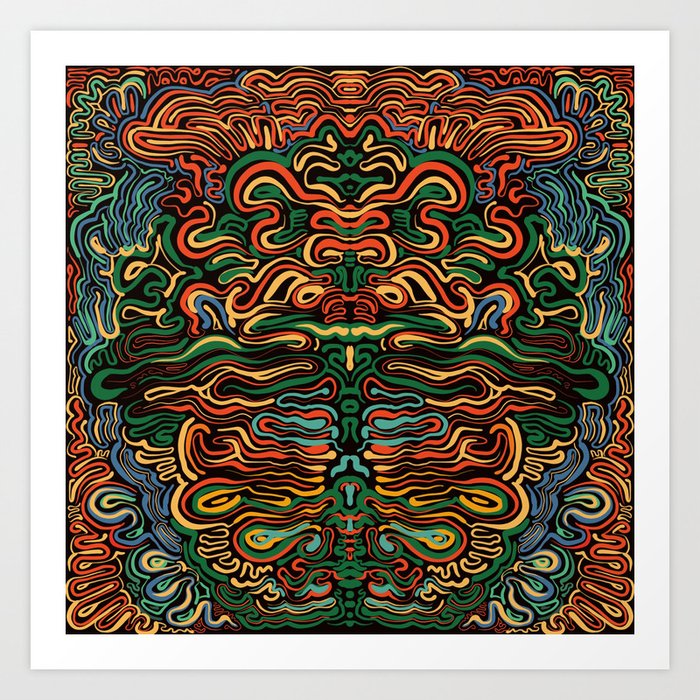 Jungle Motion Art Print