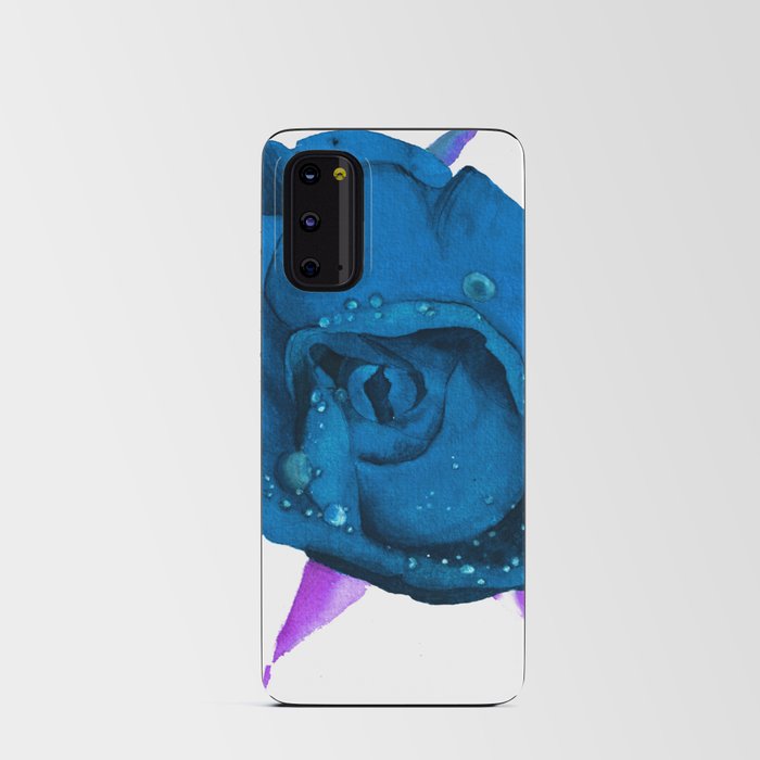 Deep blue rose Android Card Case